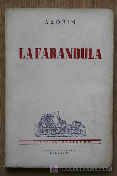 Libros de segunda mano: La far&aacute;ndula. Azor&iacute;n - Foto 1