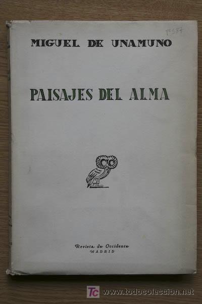 Libros de segunda mano: Paisajes del alma. Unamuno (Miguel de) - Foto 1
