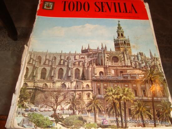 Libros de segunda mano: todo sevilla, 127 fotografias a todo color, la portada esta deteriorada y los cantos despegados