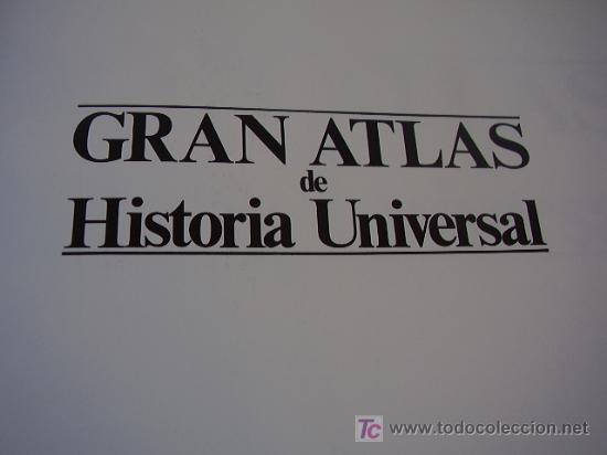 Libros de segunda mano: Gran Atlas de Historia Universal - Foto 2