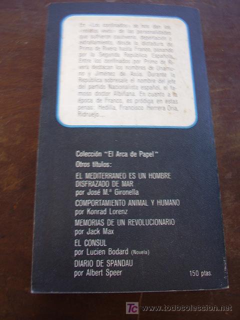 Libros de segunda mano: Los Confinados, Juan Antonio P&eacute;rez Mateos - Foto 6