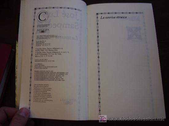 Libros de segunda mano: La Sonrisa Etrusca, Jose Luis Sampedro - Foto 3