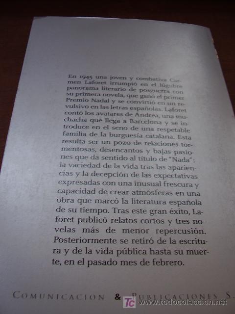 Libros de segunda mano: NADA    Carmen Laforet - Foto 5