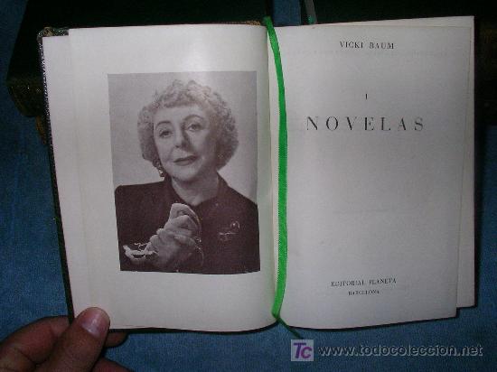 Libros de segunda mano: VICKI BAUM - NOVELAS - 5 VOLUMENES EN PIEL. - Foto 2