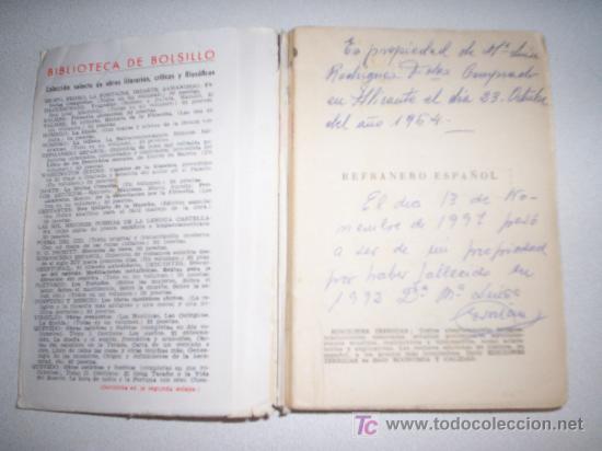 Libros de segunda mano: REFRANERO ESPA&Ntilde;OL - EDICIONES IB&Eacute;RICAS (1965) - Foto 3
