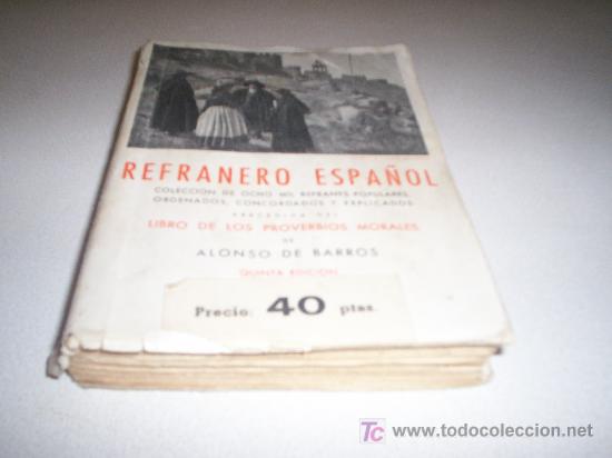 Libros de segunda mano: REFRANERO ESPA&Ntilde;OL - EDICIONES IB&Eacute;RICAS (1965) - Foto 1