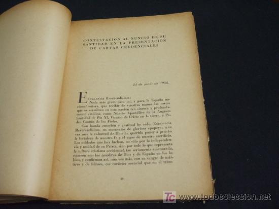Libros de segunda mano: PALABRAS DEL CAUDILLO - EDICIONES FE 1.939 - - Foto 3