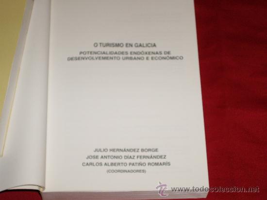 Libros de segunda mano: O TURISMO EN GALICIA - Foto 2