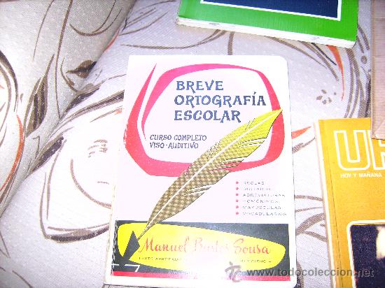 Libros de segunda mano: BREVE ORTOGRAFIA ESCOLAR. MANUEL BUSTOS. - Foto 1