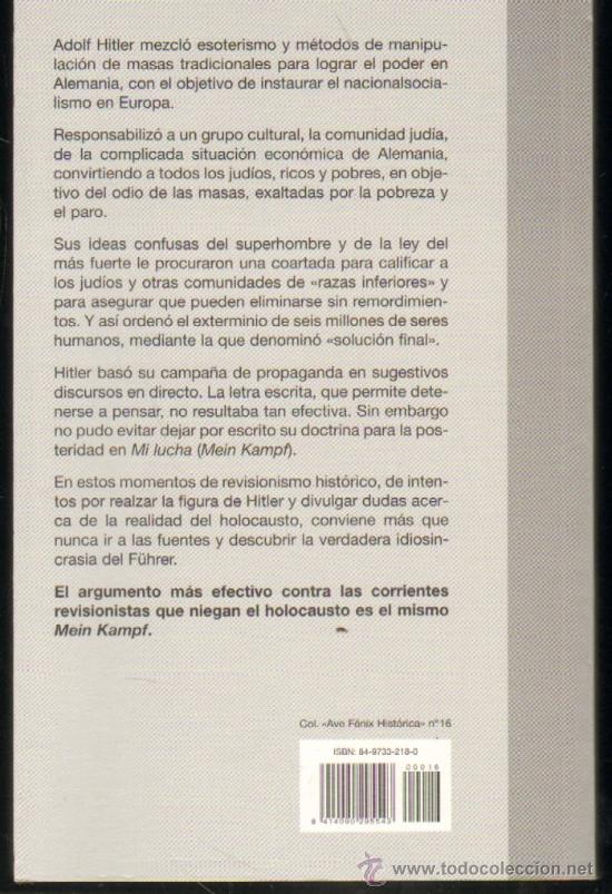 Libros de segunda mano: MI LUCHA. ADOLF HITLER P-112 - Foto 2