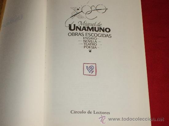 Libros de segunda mano: MIGUEL DE UNAMUNO - Foto 2