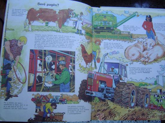 Libros de segunda mano: Libro Que vull ser..... quand ser&eacute; grand ? ( Texto catal&aacute;n ) - Foto 3