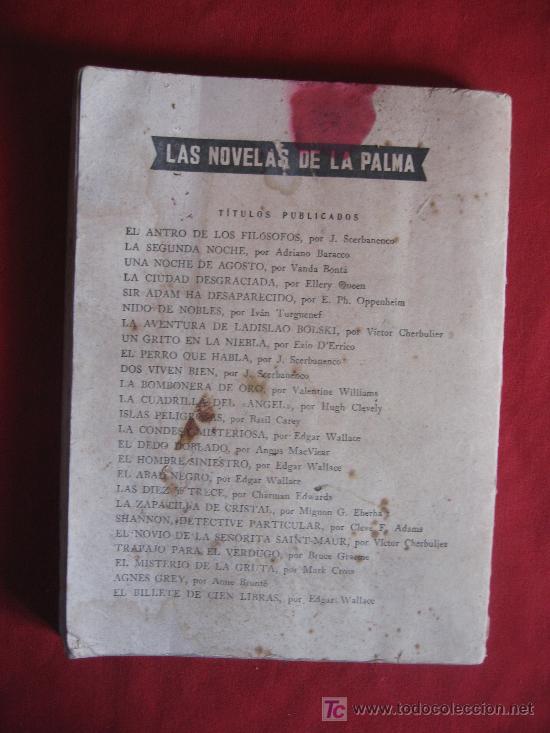 Libros de segunda mano: EDGAR WALLACE - EL BILLETE DE CIEN LIBRES - Foto 6