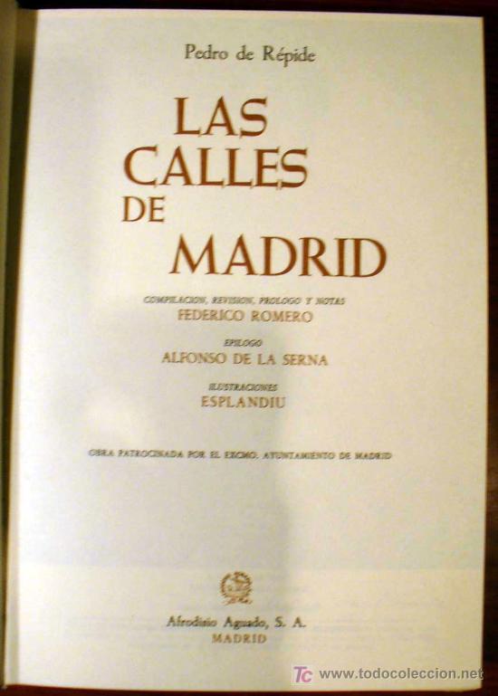 Libros de segunda mano: LIBRO-LAS CALLES DE MADRID - PEDRO DE R&Eacute;PIDE - Foto 3