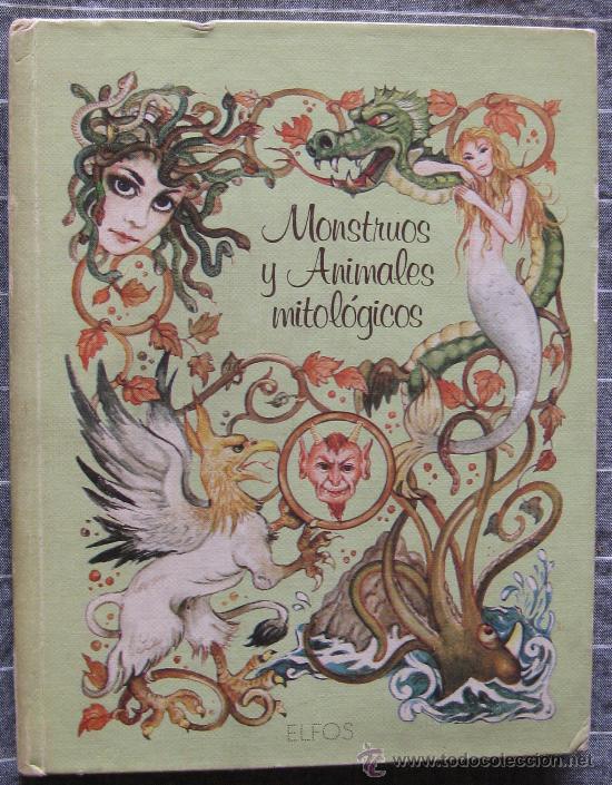 Libros de segunda mano: MONSTRUOS Y ANIMALES MITOL&Oacute;GICOS. COLECCI&Oacute;N MINIATURAS SELECTAS. EDICIONES ELFOS 1986. - Foto 1