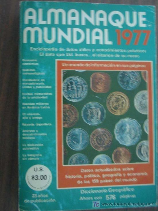 Libros de segunda mano: ALMANAQUE MUNDIAL 1977 - Foto 1