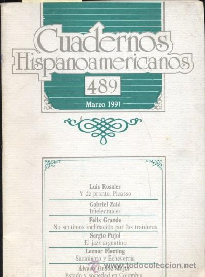 Libros de segunda mano: CUADERNOS HISPANOAMERICANOS. 489. MARZO 1991 - A-REV- 046, 2 - Foto 1