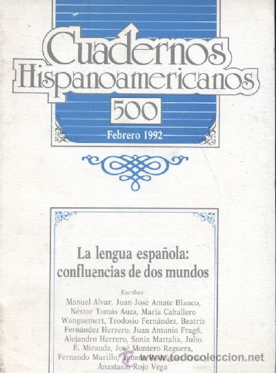 Libros de segunda mano: CUADERNOS HISPANOAMERICANOS. FEBRERO 1992.  (A/ REV- 092) - Foto 1