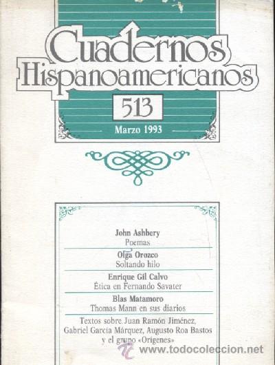 Libros de segunda mano: CUADERNOS HISPANOAMERICANOS. MARZO 1993. N&ordm; 513  (A/ REV- 100) - Foto 1
