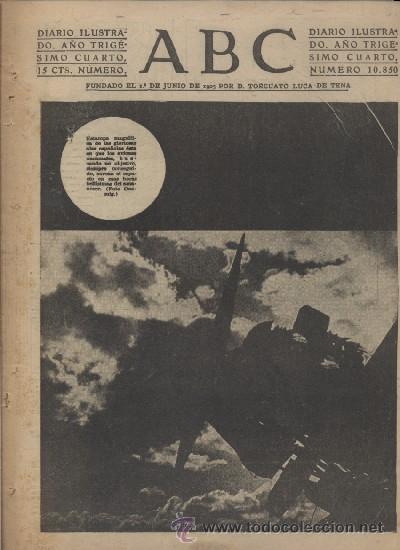 Libros de segunda mano: ABC, A&Ntilde;OS 1937-1940  (A/ REV- 212) - Foto 1