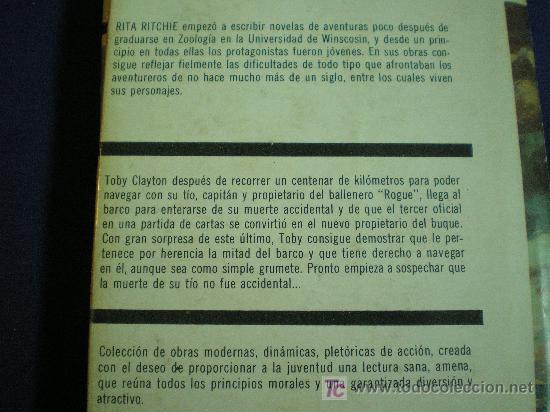 Libros de segunda mano: EL BALLENERO ROGUE - RITA RITCHIE - EDITORIAL MOLINO 1969 - Foto 3
