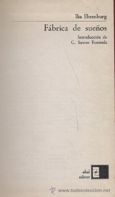 Libros de segunda mano: FABRICA DE SUE&Ntilde;OS  (A/ CI- 085) - Foto 1