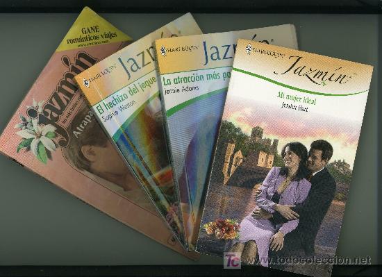 Libros de segunda mano: JAZMIN - HARLEQUIN - LOTE DE 4 NOVELAS. - Foto 1