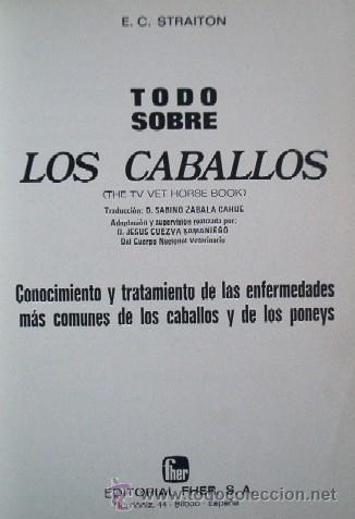 Libros de segunda mano: TODO SOBRE LOS CABALLOS - ED. FHER - Foto 3