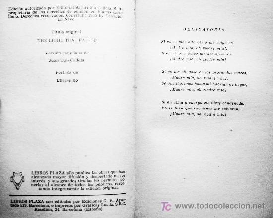 Libros de segunda mano: RUDYARD KIPLING / EN TINIEBLAS . EDITADO EN 1956. - Foto 3
