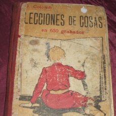 Libros de segunda mano: G. COLOMB LECCIONES DE COSAS 650 GRABADOS GUSTAVO GILI. Lote 27379055