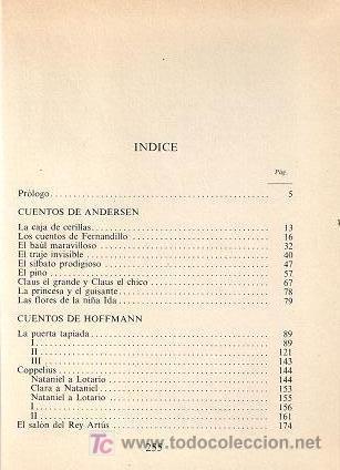 Libros de segunda mano: CUENTOS DE ANDERSEN, GRIMM Y HOFFMANN. *EL TRAJE INVISIBLE,LA PUERTA TAPIADA,LA BRUJA DEL BOSQUE...* - Foto 2