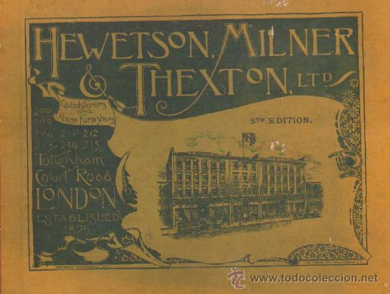 Second hand books: HEWETSONS FURNISHING CATALOGUE. A-CARP-033