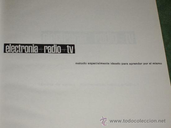 Libros de segunda mano: electronia+ radio+ tv- tomo II - Foto 2