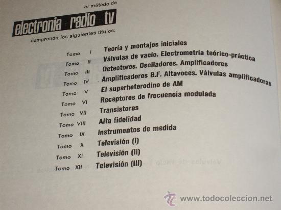 Libros de segunda mano: electronia+ radio+ tv- tomo II - Foto 3