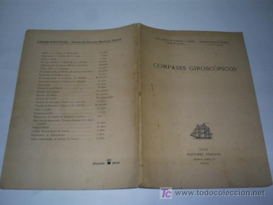 Libros de segunda mano: Compases girosc&oacute;picos Cadiz Ediciones Fragata 1952 RM45299 - Foto 1