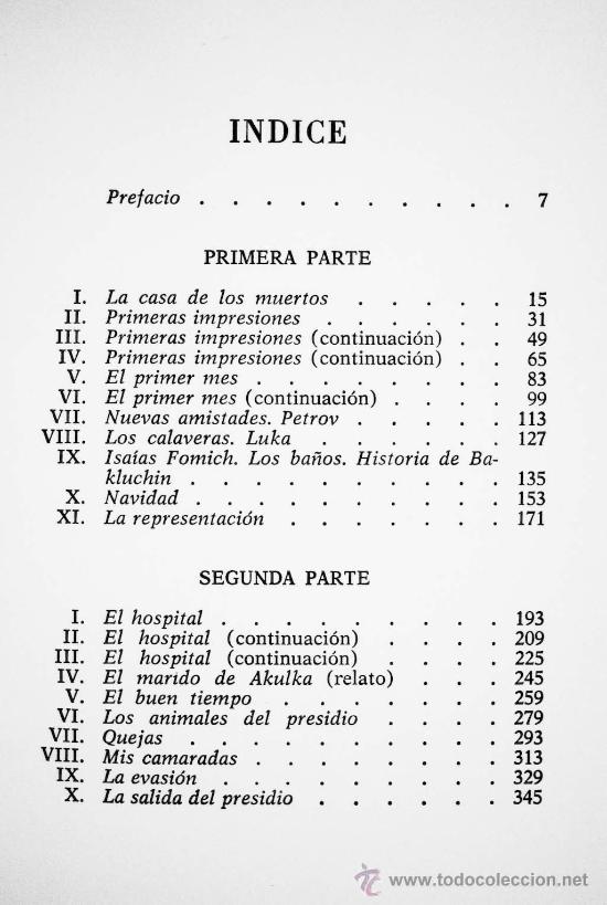 Libros de segunda mano: DOSTOYEVSKI / LA CASA DE LOS MUERTOS. EDITORIAL BRUGUERA. 1&ordf; EDICI&Oacute;N. - Foto 4