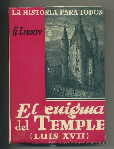Libros de segunda mano: EL ENIGMA DEL TEMPLE (LUIS XVII)   (A-H-405) - Foto 1