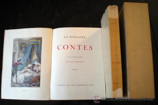 Libros de segunda mano: CONTES. Jean de LA FONTAINE. DOS TOMOS. I y II. - Foto 4