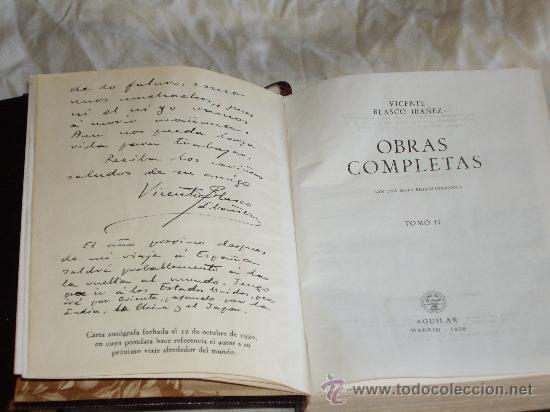 Libros de segunda mano: OBRAS COMPLETAS- VICENTE BLASCO IBA&Ntilde;EZ - Foto 14