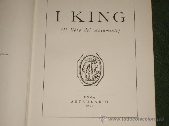 Libros de segunda mano: I KING ( IL LIBRO DEI MUTAMENTI) - Foto 7