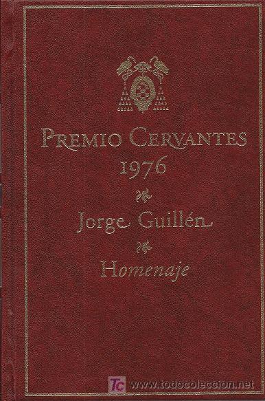 Libros de segunda mano: JORGE GUILL&Eacute;N / HOMENAJE. PREMIO CERVANTES, 1976. - Foto 1