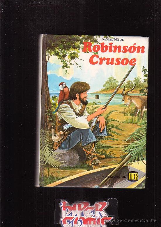 Libros de segunda mano: ROBINSON CRUSOE - edita : FHER 1984 - Foto 1