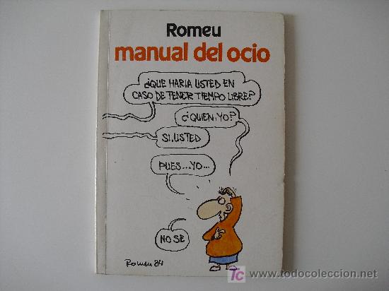 Libros de segunda mano: Manual del ocio. Romeu. Circulo de lectores 1984 - Foto 1