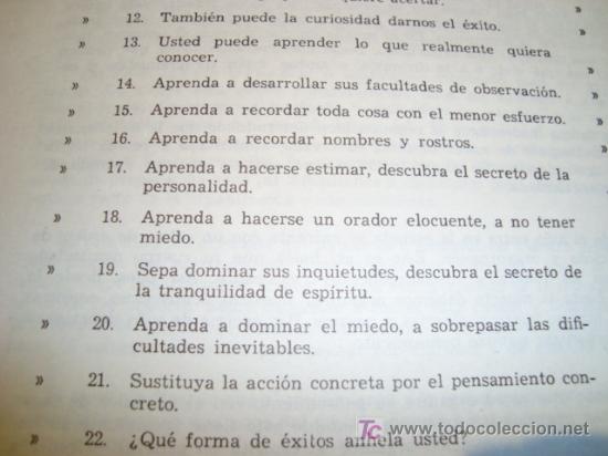 Libros de segunda mano: EL PODER DE LA MENTE Y SUS SECRETOS. CURSO PRECISO Y COMPLETO - HARRY LORAYNE (1966) - Foto 4