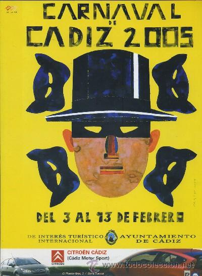 Libros de segunda mano: CARNAVAL CADIZ-- CARNAVAL CADIZ 2005 (CALENDARIO Y EVENTOS)  (A-C-661,2)