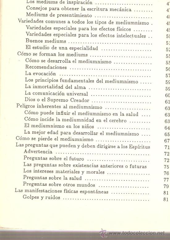 Libros de segunda mano: LOS MEDIUMS : ESPIRITISMO , MEDIUMNISMO, INVOCACIONES, ETC - Foto 3