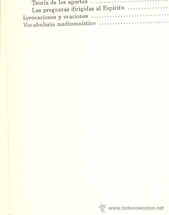 Libros de segunda mano: LOS MEDIUMS : ESPIRITISMO , MEDIUMNISMO, INVOCACIONES, ETC - Foto 5