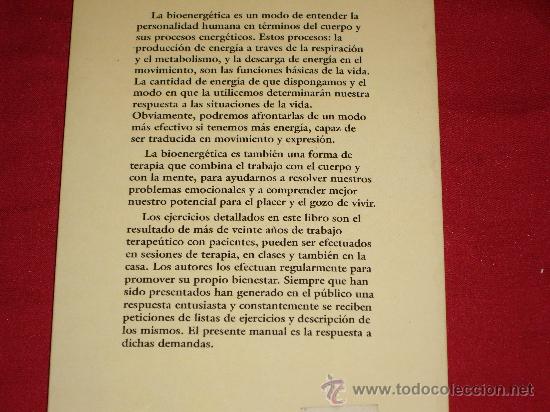 Libros de segunda mano: EJERCICIOS DE BIOENERGETICA - Foto 2