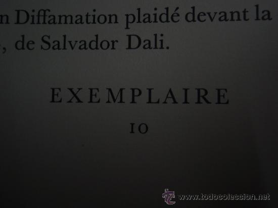 Libros de segunda mano: Dal&iacute; - libro original completo - Proc&egrave;s en diffamation Plaid&eacute; Devant la conf&eacute;rence du stage. - Foto 7