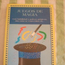 Libros de segunda mano: JUEGOS DE MAGIA, POR EL PROFESOR ROGER DEVERAUX - M.E. EDITORES - ESPAÑA - 1995 - RARO!!